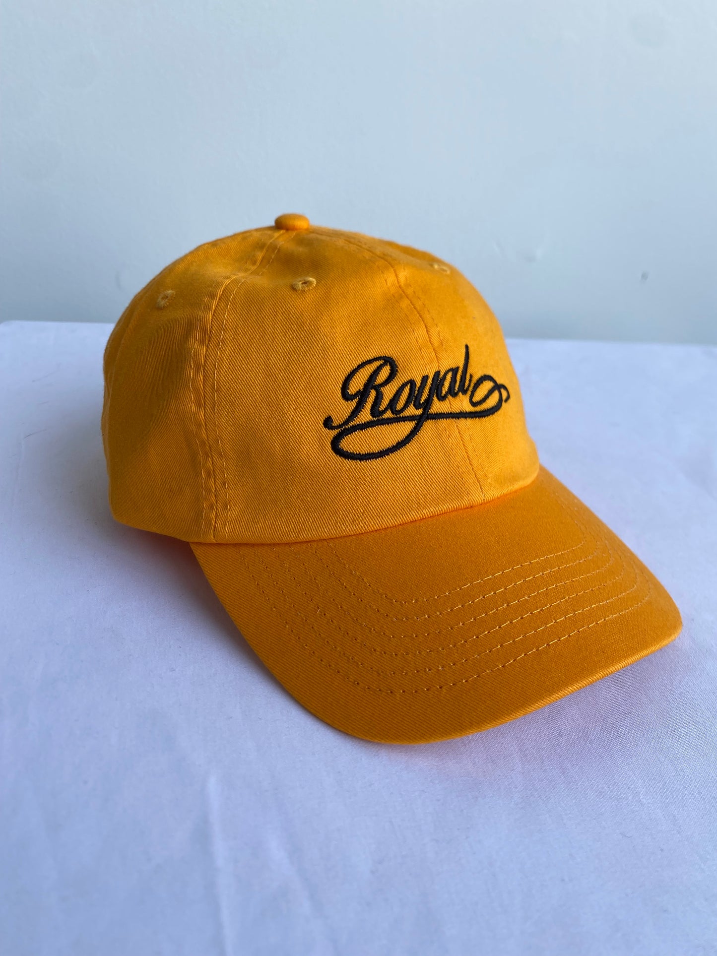 01. Royal SNA Script Embroidered Strapback Dad Hat