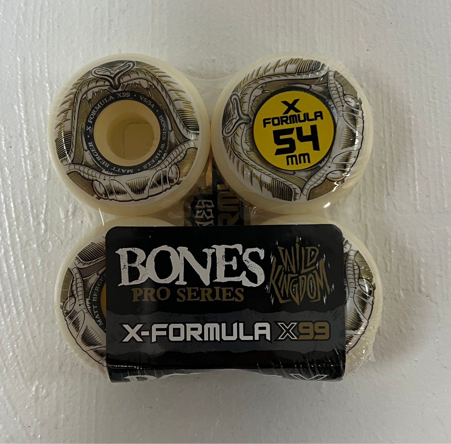 Bones Wheels X99 Wild Kingdom Matt Berger Pro Model 54mm
