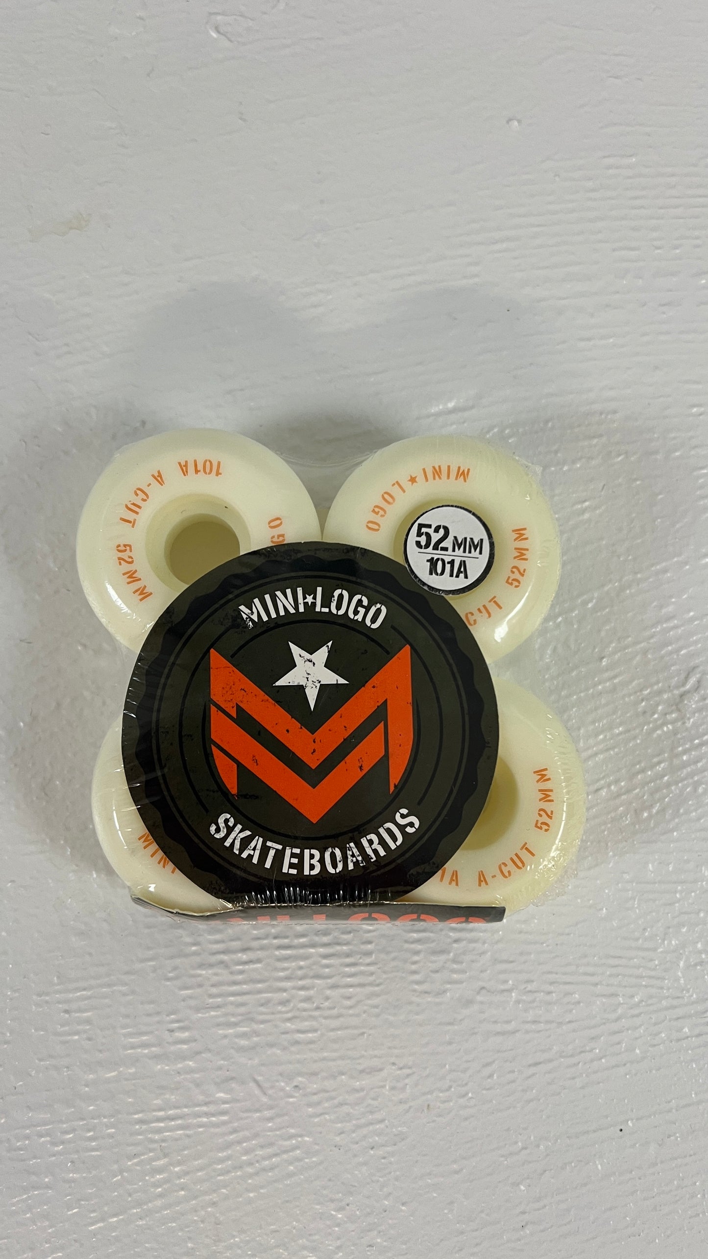 Mini Logo A Cut Wheels White