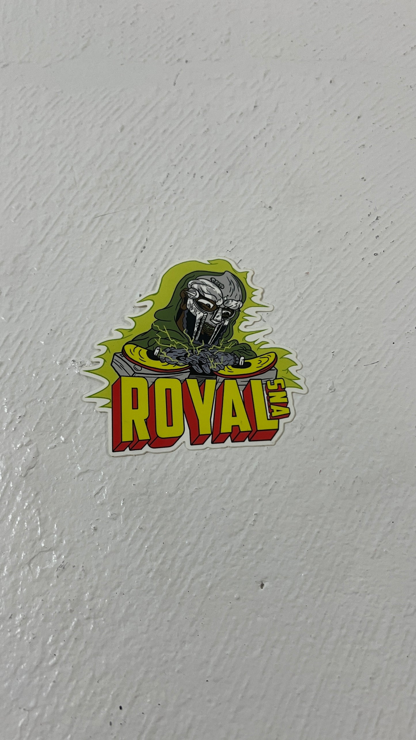 Royal SNA: DJ DOOM sticker