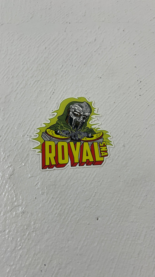 Royal SNA: DJ DOOM sticker